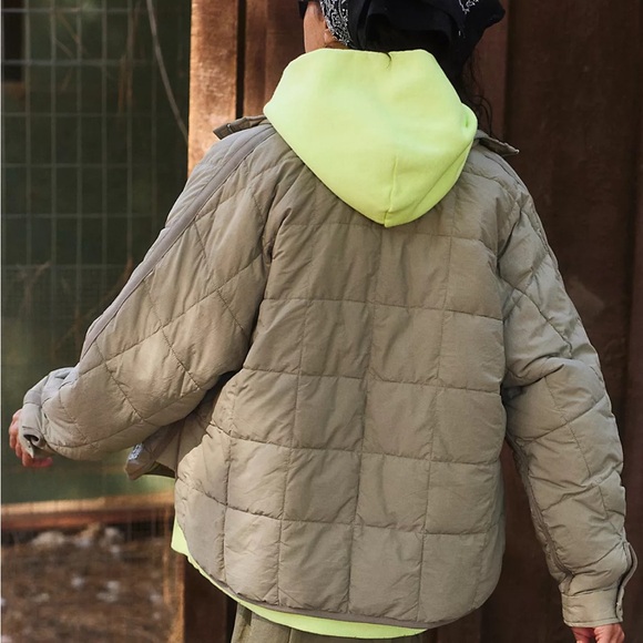 NWOT, Never worn, Pippa Packable Jacket, Free People, Size S, color sage stone - Picture 6 of 6